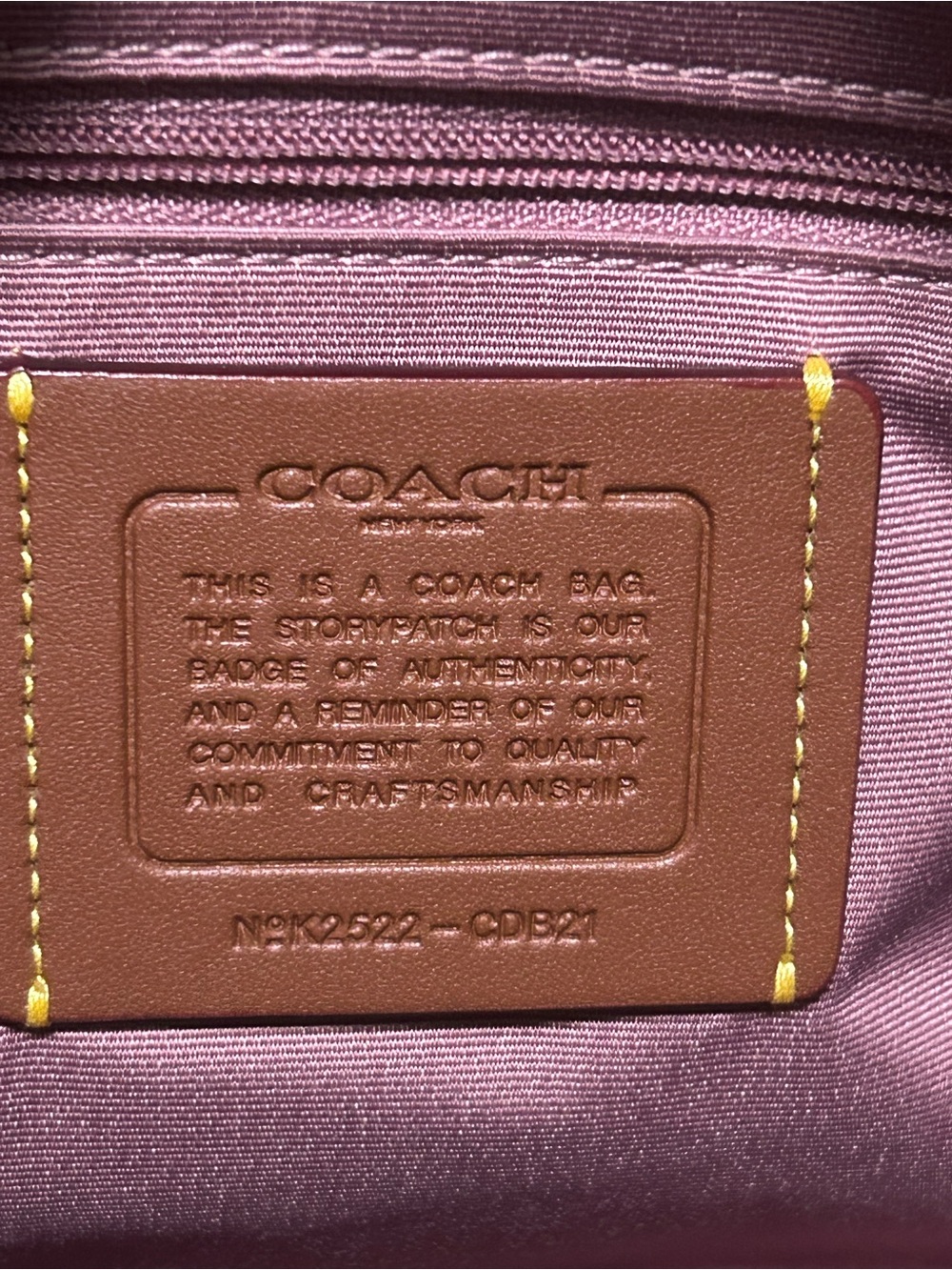COACH Rowan Heart Charm Signature C Coated Canvas and Smooth Leather Crossbody - Picture 10 of 13